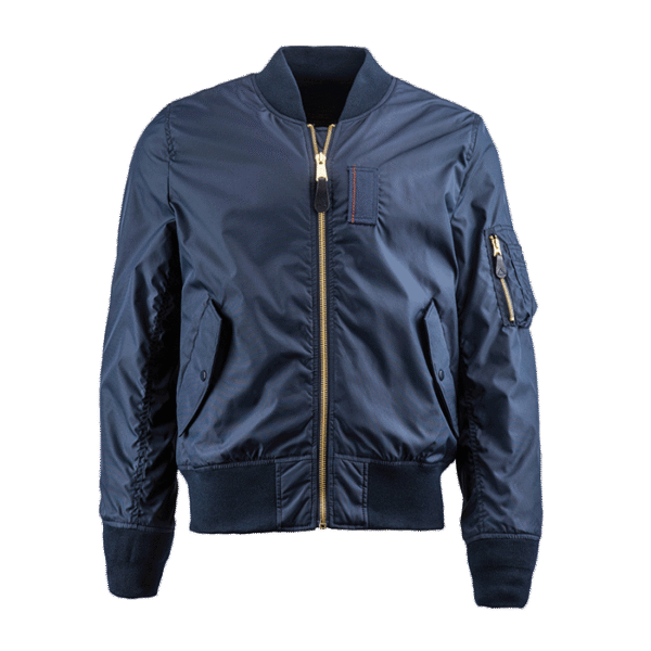 Short Nylon-Effect Puffer Jacket